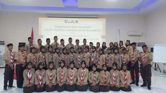 SEMANGAT TUMBUH DAN BERPOTENSI!  “PENEGAK SMA SMART CIBINONG DALAM KEGIATAN RAIMUNA CABANG KABUPATEN BOGOR “