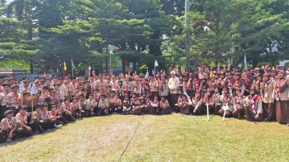 Pelajar Sekolah Smart Cibinong mengikuti Jambore Sekolah Budi Pekerti 2025 di Tangerang Selatan