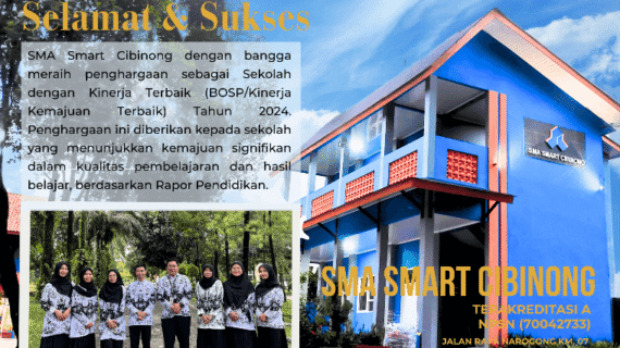 SMA Smart Cibinong Raih Penghargaan Sekolah dengan Kinerja Kemajuan Terbaik 2024