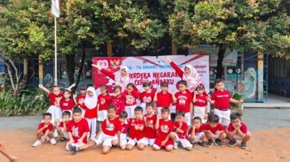 Kebersamaan dan Keceriaan Warnai Peringatan 17 Agustus di PGTK Smart Cibinong