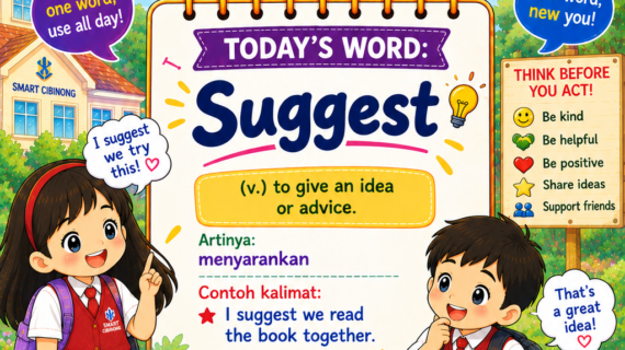English for Future Leader SD Smart Cibinong: Kegiatan One day one vocabulary