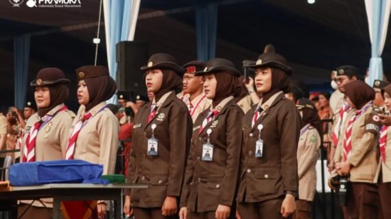 Siswa SMA Smart Cibinong Dipercaya Bertugas sebagai Anggota Protokol Kujang Prayoga pada Hari Pramuka ke-65 dan Jambore Nasional XII